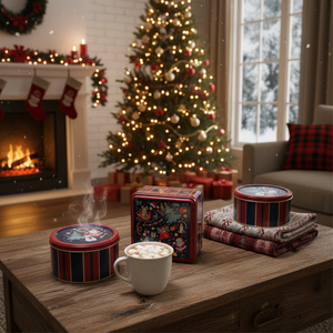 Evle <b>Enchanted</b> Christmas Collection Metal 2 Pcs Box Set - Product Image 3