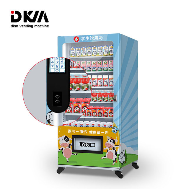 Dkmvending Fresh Boba Zagu Bulk Beer Machine/Milk Coffee Milk Tea Atm Vending Machine