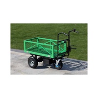 Mini-dumper électrique ANT EBY200 à 3 roues avec composants essentiels (roulements et engrenages) et batterie au plomb verte