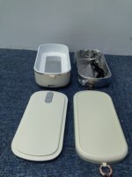 Boîte à lunch électrique portable en acier inoxydable 304, chauffage sans eau, simple ou double couche, pour le bureau, personnalisable en usine