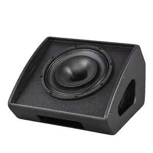 Powerful 15 Inch Coaxial Stage Monitor Speaker Active/Passive Wooden Design with Electric Wire Connection