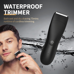 Recortadora de vello corporal OEM/ODM, recortadora de barba, afeitadora eléctrica para hombres, recortadora de vello púbico con luz, kit de aseo - Product Image 3