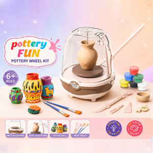 <span class=keywords><strong>Juego</strong></span> <span class=keywords><strong>de</strong></span> Taller <span class=keywords><strong>de</strong></span> Cerámica Eléctrico para Niños, Kit <span class=keywords><strong>de</strong></span> Rueda <span class=keywords><strong>de</strong></span> Cerámica para Experimentos <span class=keywords><strong>de</strong></span> Química STEM Educativos - Product Image 1