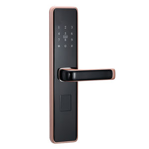 Precio de fábrica Cerradura Inteligente Rfid Contraseña Código digital de huellas dactilares Cerradura inteligente para el hogar Manija electrónica para apartamentos - Product Image 3