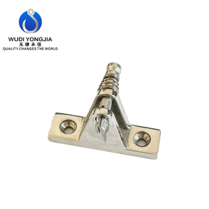 Charnières de pont en acier inoxydable ISURE MARINE avec goupille amovible rapide, glissières de montage, montage d'auvent, type de charnière triangulaire - Product Image 6