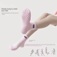 Calcetines Deportivos Profesionales Personalizados de Malla Transpirable, Calcetines Atléticos para Correr con Diseño de Amortiguación en la Parte Inferior