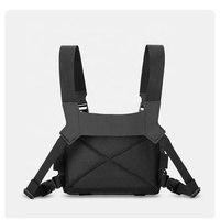 Sac de poitrine tactique personnalisé QXMOVING pour homme, sac à bandoulière imperméable de petite taille pour la pêche, le camping et la chasse