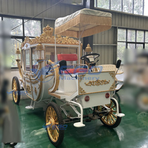 รถม้าไฟฟ้าสำหรับงานแต่งงาน ปี 2026 รถม้าชมวิวแบบไม่มีม้า รถม้าไฟฟ้าสำหรับทัวร์ราชวงศ์ รถม้าไฟฟ้าสำหรับราชวงศ์ รถเข็นไฟฟ้า - Product Image 6
