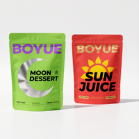 Pochette debout imprimée personnalisée de qualité alimentaire Doypack en mylar avec zip-lock pour l'emballage de fruits secs, noix et biscuits