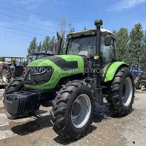 Подержанные тракторы Deutz Farr CD1804 180hp 4x4wd Подержанный сельскохозяйственный колесный трактор с небольшим компактным оборудованием для сельскохозяйственной техники