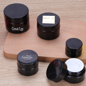 ขวดแก้วใส่น้ำสำหรับเด็ก5มล. 10มล. 20มล. ภาชนะบรรจุเข้มข้นกันกลิ่นขวดแก้วเครื่องสำอางทนต่อกลิ่นพร้อมฝาไม้สีดำ - Product Image 6