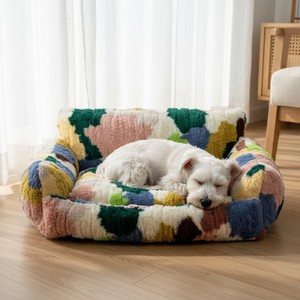 Cama Cálida para Mascotas, para Perros Pequeños, Medianos y Grandes, Caseta para Mascotas, Alfombra Suave, Sofá, Nido de Felpa para Gatos, Cama para Perros para Todas las Estaciones - Product Image 2