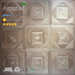 Parquet en chêne rustique américain de qualité ABCD, rainuré lisse, naturel, pour salon - Product Image 1