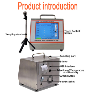 BNY09-310 304 स्टेनलेस स्टील बड़े प्रवाह दर कण काउंटर 6 चैनल धूल काउंटर 6 चैनल धूल काउंटर - Product Image 4