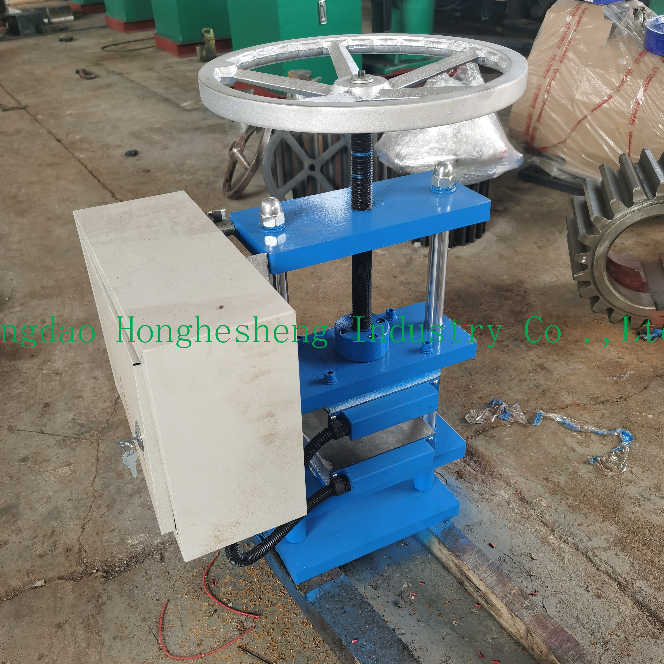 Oring Oil Seal mono seal Screw Type Vulcanizing Press Machine