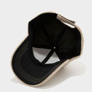 2025 New Winter Solid Color Knitted Baseball Cap Unisex Fashion Warm Casual Sports <b>Hat</b> Outdoor Fuzzy <b>Hat</b> with Snow Metal Design - Product Image 4