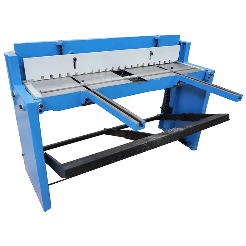 China Manual Sheet Metal Shearing Machine Q01-1.0x1000 foot shearing machine