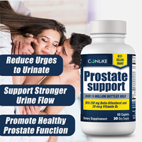 Complément alimentaire Beta Prostate pour hommes adultes, capsules végétales de bêta-sitostérol (60 unités), réduit les déplacements aux toilettes, favorise le sommeil, urinaire