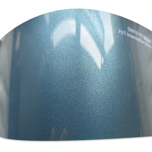 WRAPMASTER Film Vinyle pour Voiture Style Diamant Métallique 1.52*17m PET Vert Interstellaire Protection Décorative pour Véhicule Autocollant PVC - Product Image 3