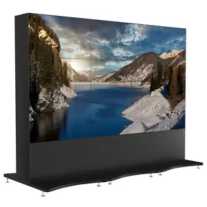 Màn Hình Cảm Ứng HD 4K 55 Inch Màn Hình Gắn Tường TV Kết Hợp Đèn Nền LED Liền Mạch 1.8Mm Màn Hình Hiển Thị Gắn Tường Video LCD Kèm Bộ Điều Khiển