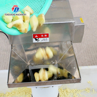 Snelle automatische knoflookpasta-maker van roestvrij staal, knoflookverwerkingsmachine voor de horeca