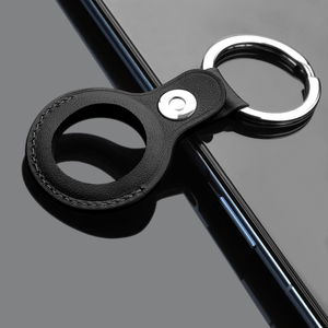 Étui de luxe en cuir véritable <span class=keywords><strong>2021</strong></span> pour Apple <span class=keywords><strong>AirTag</strong></span>, housse de protection pour <span class=keywords><strong>AirTag</strong></span> avec porte-clés - Product Image 3