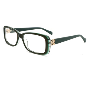Gran oferta, gafas cuadradas para hombre y mujer, gafas para hombre, monturas ópticas de acetato para hombre - Product Image 5