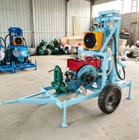 Machine de forage de puits d'eau portable pour usage agricole et domestique, foreuse mobile de puits