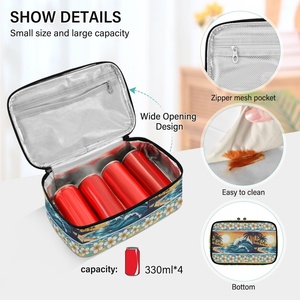 Small Insulated Lunch Box Portable <b>Mini</b> <b>Cooler</b> Thermal Meal Prep Tote Custom Casserole Carrier Insulted <b>Cooler</b> Bag with Handle - Product Image 4