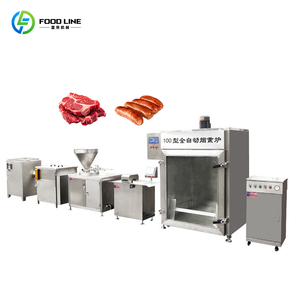 Machine à farcir les <span class=keywords><strong>saucisses</strong></span> entièrement automatisée hydraulique, machine à fabriquer des <span class=keywords><strong>saucisses</strong></span> de salami et de chorizo, ligne de production de <span class=keywords><strong>saucisses</strong></span> - Product Image 4