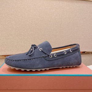 Mocassini Casual da <span class=keywords><strong>Uomo</strong></span> in Vera Pelle Tods Estivi Slip-on 2026 Moda Versatile Traspiranti con Suola in Gomma Colore Unico - Product Image 2