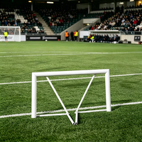 But de football miniature autoportant en aluminium Vance Sports Outdoor, but de football portable pour l'entraînement sportif