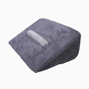 Lit pour chien en mousse à mémoire de forme luxueux et apaisant, canapé pour animaux de compagnie en peluche antistatique avec rebord et housse lavable pour toutes les saisons - Product Image 1