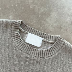<span class=keywords><strong>Pull</strong></span> en tricot personnalisé pour homme, broderie, col rond, en coton, pour l'hiver - Product Image 3