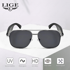 LIGE BWGY100 traductor gafas inteligentes UV400 AI gafas inteligentes <span class=keywords><strong>respuesta</strong></span> llamada inteligente inalámbrico música gafas de sol inteligentes AI gafas - Product Image 5
