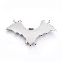 Pendentif chauve-souris gothique rétro en acier inoxydable chirurgical 316 couleur argent antique pour hommes PandaHall