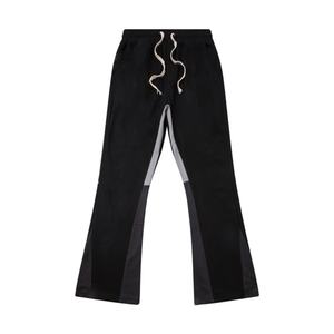 Pantalones de chándal de algodón French Terry personalizados para hombre, estilo jogger, acampanados, de pierna ancha y holgados - Product Image 2