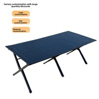 Table pliante de camping en plein air personnalisée en usine, chaises de pique-nique portables pour l'extérieur, modèle avec logo personnalisé
