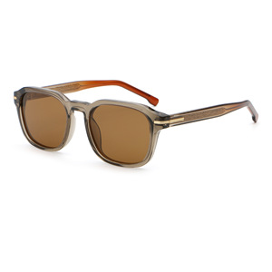 Lunettes de soleil tendance style rétro, monture PC CP avec cœur métallique, verres polarisés TAC, protection UV400, élégantes pour hommes et femmes - Product Image 4