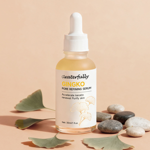 Suero Facial Ginkao Bright al por Mayor, Suero de Ginkgo Biloba Calmante e Iluminador, Potenciador de Ginkgo, Suero Transformador de <span class=keywords><strong>Granada</strong></span> y Ginkgo - Product Image 1
