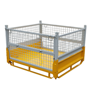 Dây lưới container <span class=keywords><strong>Stackable</strong></span> thép lưu trữ Pallet stillage lồng - Product Image 3