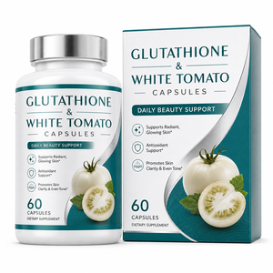 Capsule <span class=keywords><strong>di</strong></span> Glutatione ad Alta Potenza con Biotina e Zinco per Capelli, Pelle e Unghie, Etichetta Privata ODM - Product Image 1