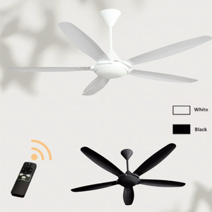 CB CE Ventilador de Techo Estándar con Luz 56 Pulgadas DC Motor Control Remoto Inteligente 5 Aspas Ventilador de Techo con Luz PARA EL Hogar - Product Image 5