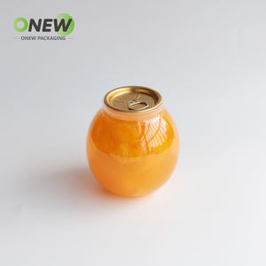 Bevanda personalizzata trasparente per bevande in plastica trasparente Soda può bottiglie di succo per animali domestici lattine a forma di palla - Product Image 5