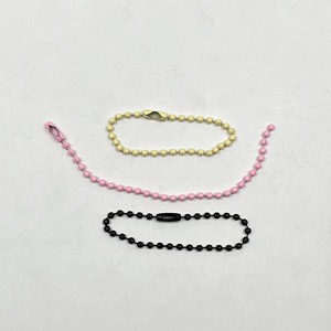 Accesorios de joyería hechos a mano al por mayor de Taodao, cadenas de cuentas coloridas, colgantes, cadena de hierro lacado con diseño de ondas. - Product Image 5