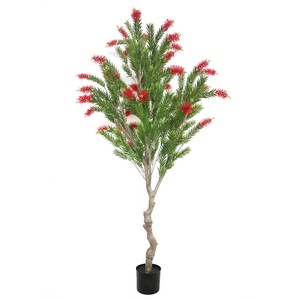 <span class=keywords><strong>Albero</strong></span> di Callistemon Artificiale Alto 180cm per Decorazione Caffè, <span class=keywords><strong>Albero</strong></span> di Callistemon Finto - Product Image 6