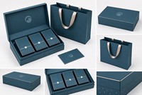 Boîte d'expédition en papier avec logo personnalisé, emballage cadeau écologique avec impression quadricolore, doublure en éponge, expédition de détail, e-commerce