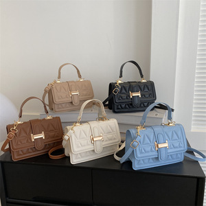 Summer New Trend Casual Fashion Handbags Women <b>Large</b> Capacity Crossbody <b>Bag</b> Ruched Simple Style <b>Shoulder</b> <b>Bag</b> PU Tanjing - Product Image 2