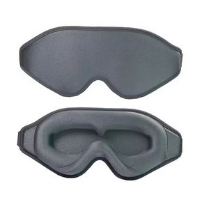 Masque anti-cernes 3D en coton tricoté léger de haute qualité, super doux, respectueux de la peau, produit de soin des yeux confortable et pratique - Product Image 4