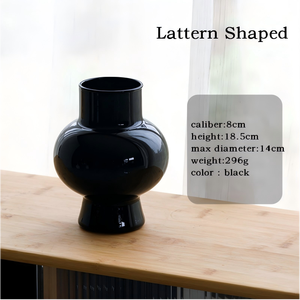 <span class=keywords><strong>Vase</strong></span> à fleurs en verre transparent en forme de lanterne, noir, blanc, rose, bleu, jaune clair, <span class=keywords><strong>vert</strong></span>, rouge foncé, pour la décoration de table de mariage - Product Image 3